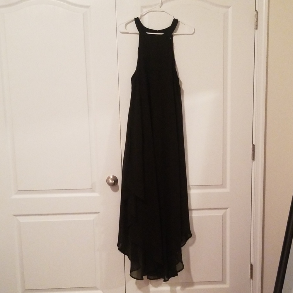 Black sheer dress